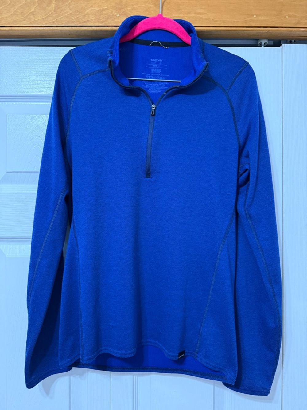 Patagonia Blue Half-Zip Pullover Small